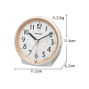 RHYTHM BEDSIDE CLOCK GOLD - 8RE669SR18 - Image 3