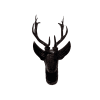 Large Deer Head incl. Horns