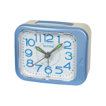 RHYTHM BEDSIDE CLOCK  BLUE - CRE873NR04