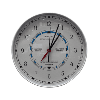 White large Tide/Time Clock