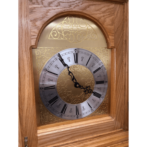 Hermle light Oak - Grandfather Clock - Image 4