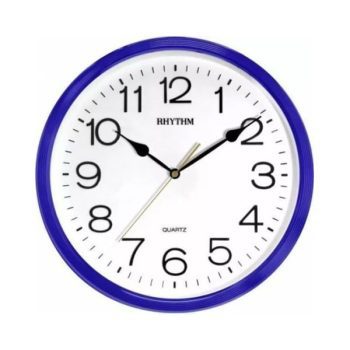 Rhythm White Dial Wall Clock PURBLE CMG734NR11