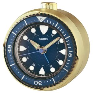 Seiko Bedside Alarm Clock Quite Sweep Second Hand QHE207G