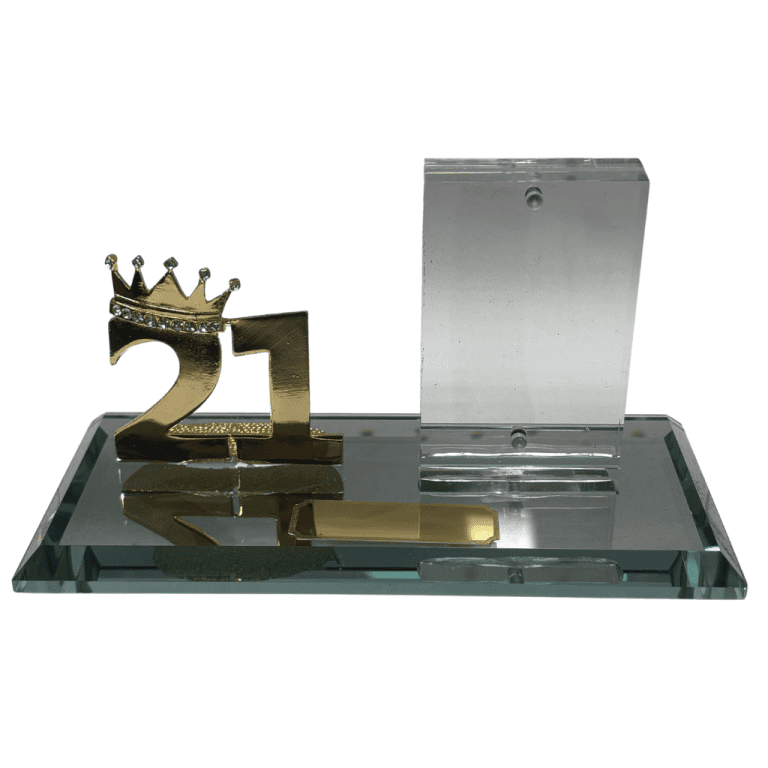 21st key - Crown with picture